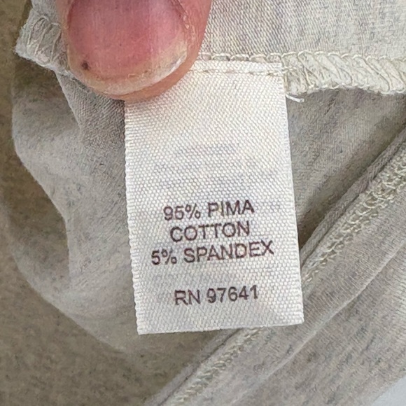 Pure j Jill Pima cotton spandex stretch cotton long sleeve size large - Picture 6 of 8